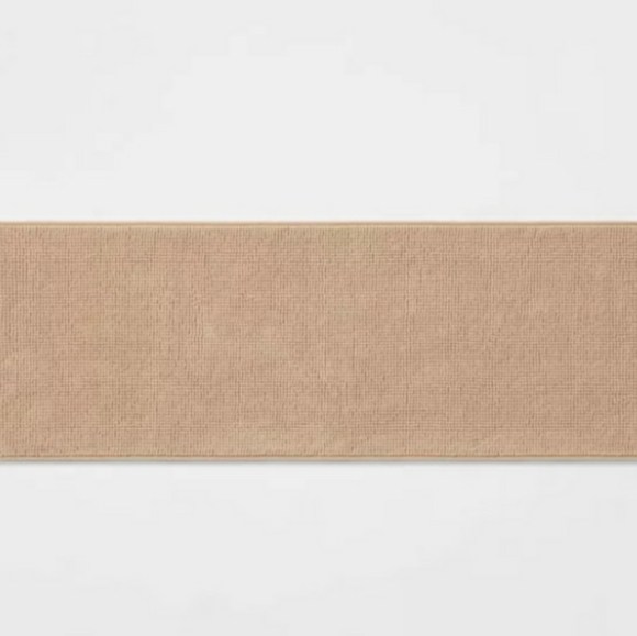 Room Essentials Chenille Bath Runner Mat Rug Tan - Picture 7 of 7